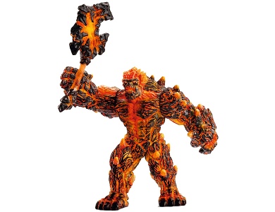 Lava Golem mit Waffe