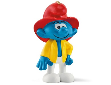 Schleich Feuerwehr Schlumpf