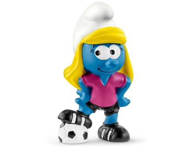 Fussball Schlumpfine