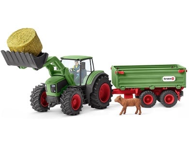 Schleich Traktor mit Anhnger