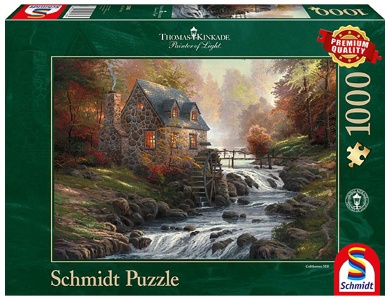 Schmidt Spiele 57486 Bei der alten Mühle Thomas Kinkade 1.000 Teile Schmidt Spiele 57486 Bei der alten Mühle Thomas Kinkade 1.000 Teile