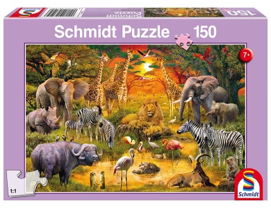 Tiere in Afrika 150Teile