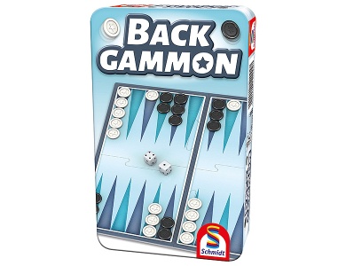 Backgammon Metalldose
