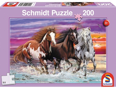 Schmidt Wildes Pferde-Trio (200Teile)