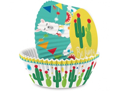 Cupcake Papierfrmchen Lama 36Teile