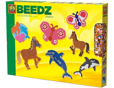 Bügelperlenset Tiere 2400Teile