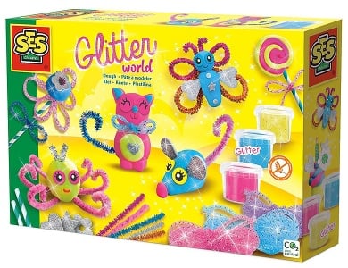 Knete Glitzer Welt