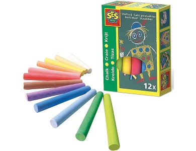 Kreide bunt