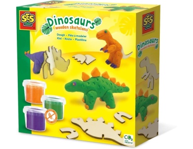 SES Clay - Dinosaurier-Holzskelette