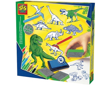 Stempelset Dinosaurier