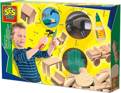 Werkzeugset mit Holzteilen