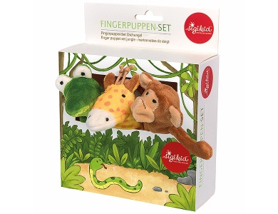 Fingerpuppen-Set Dschungel