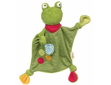 Schnuffeltuch Frosch 25cm