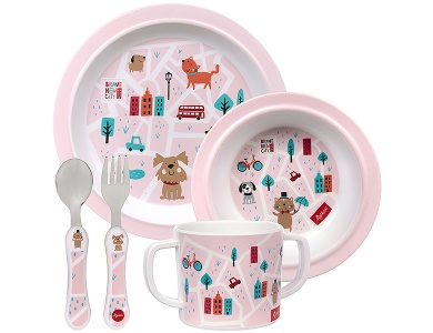 Melamin Set pink