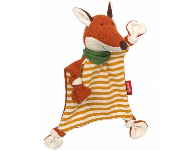 Strick-Schnuffeltuch Fuchs 24cm