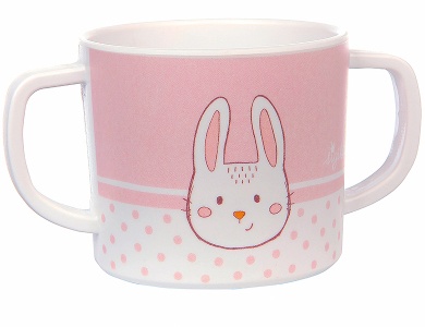 Tasse Hase rosa 7.5x7cm