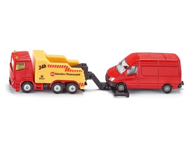 Abschleppwagen mit PKW 1:87