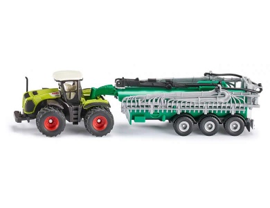 Siku Claas Xerion mit Fasswagen (1:87)