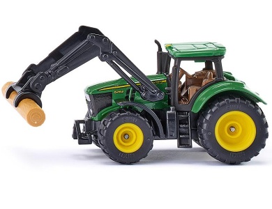 John Deere mit Baumstammgreifer 1:87