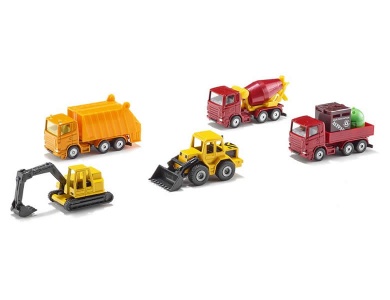 Geschenkset Baufahrzeuge