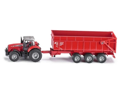 Massey Ferguson mit Anhnger 1:87