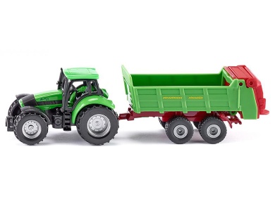 Traktor mit Universalstreuer 1:87