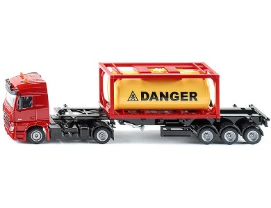 Mercedes LKW mit Tankcontainer