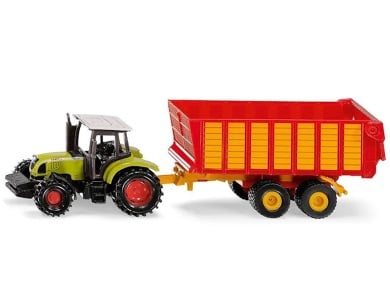 Siku Claas mit Silagewagen (1:87)