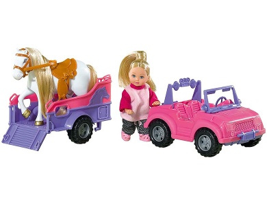 Pferdeanhnger und Pony
