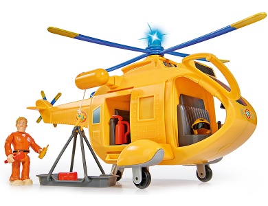 Hubschrauber Wallaby II mit Figur