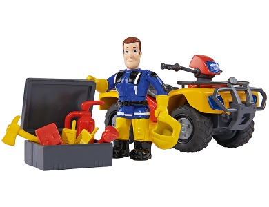 Simba Feuerwehrmann Sam Mercury-Quad mit Figur
