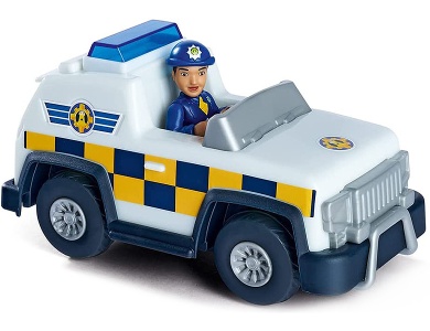 Polizeiauto 4x4 mit Rose
