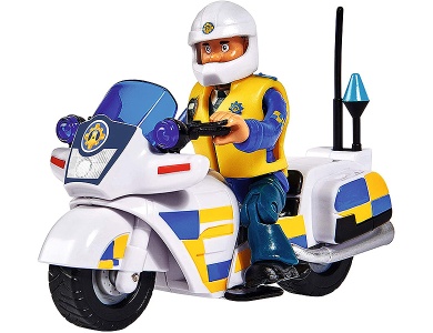 Simba Polizei Motorrad mit Figur
