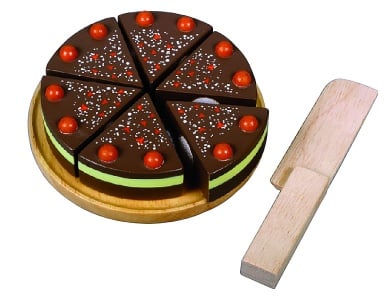 Schoko-Kuchen zum schneiden