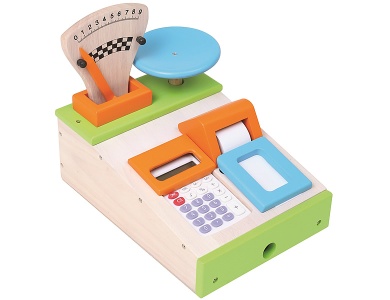 Kasse mit integrierter Waage