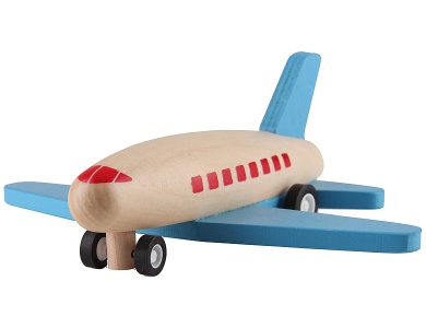 Rückzug Flugzeug Blau