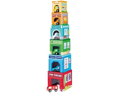 Stapelturm mit 6 Autos