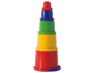 Stapelbecher-Set 5-teilig