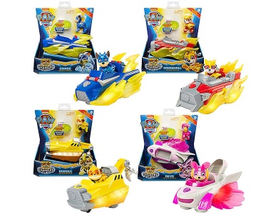 Spin Master Paw Patrol Mighty Pups Charged Up Vehicles
