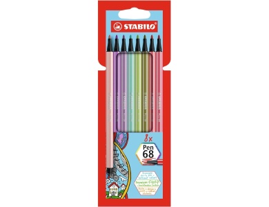 Stabilo Pen 68 Filzstifte, 8 Stk.