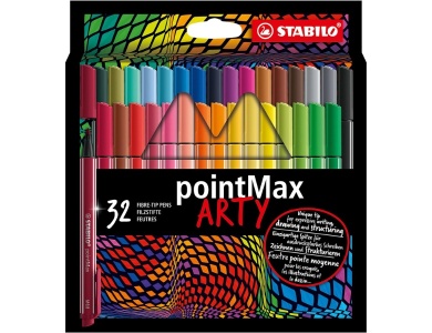 Stabilo PointMax Fineliners ARTY Federm�ppchen, 32-tlg.