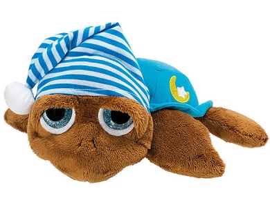 Schildkröte Glow in the dark Blau 26cm