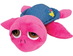 Schildkröte mit Jeans Pink 16cm