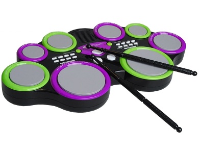 Tragbares Drumset mit 8 Drums