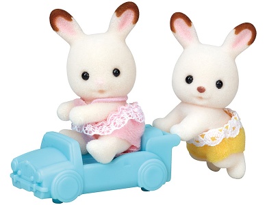 Sylvanian Families Chocolate Rabbit Twins (5420)