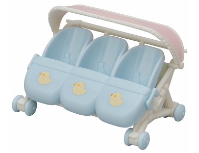 Sylvanian Families Drillings-Kinderwagen (5533)