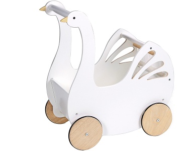 Puppenwagen Schwan