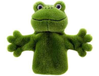 Handpuppe Frosch