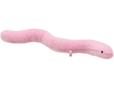 Fingerpuppe Wurm Rosa 15cm