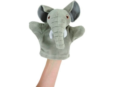 Handpuppe Elefant 21cm